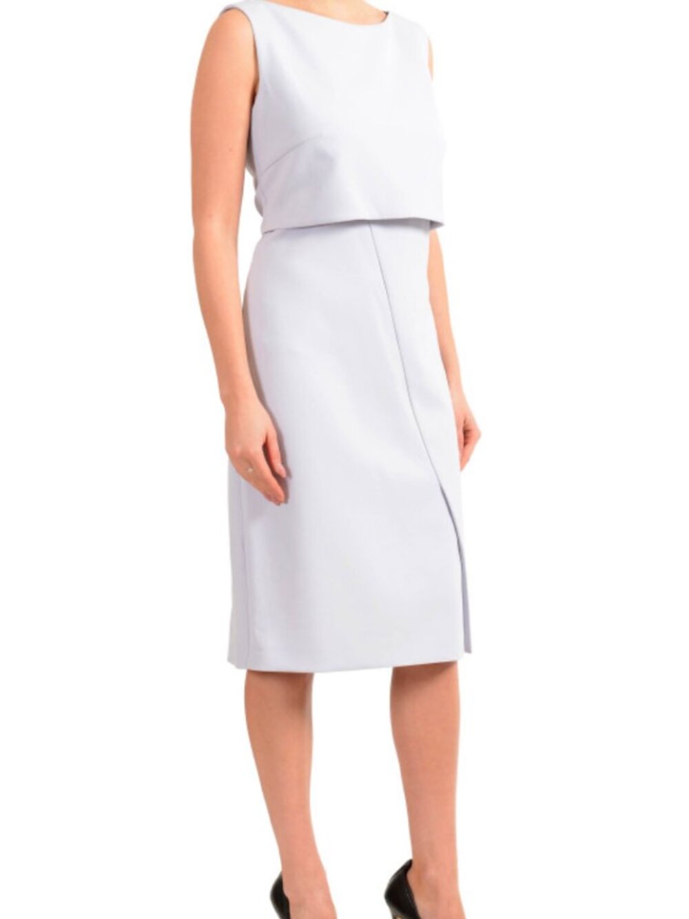 BOSS Lavender Sleeveless Sheath Dress